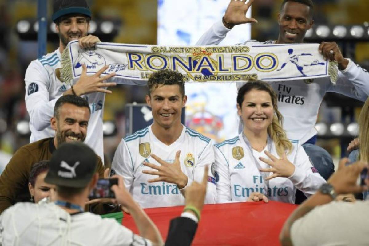 FOTOS: Así celebraron las esposas e hijos de los jugadores del Real Madrid el título de Champions