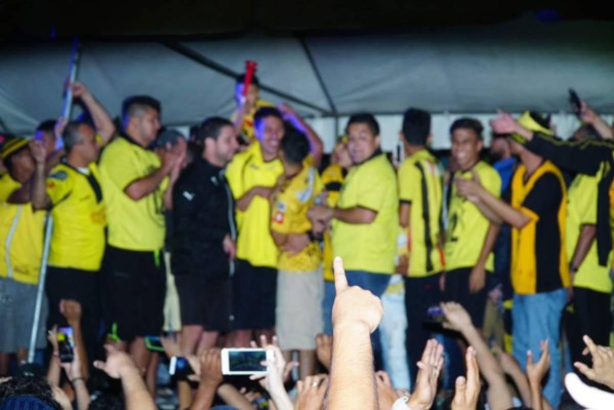 FOTOS: Así fue la fiesta de Real España con su gente en San Pedro Sula