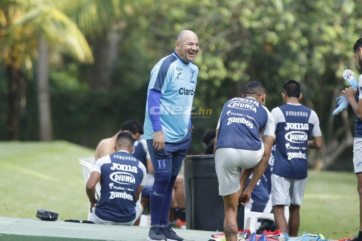 Al mal tiempo, buena cara: Honduras cierra con alegría su última práctica antes de enfrentar a México