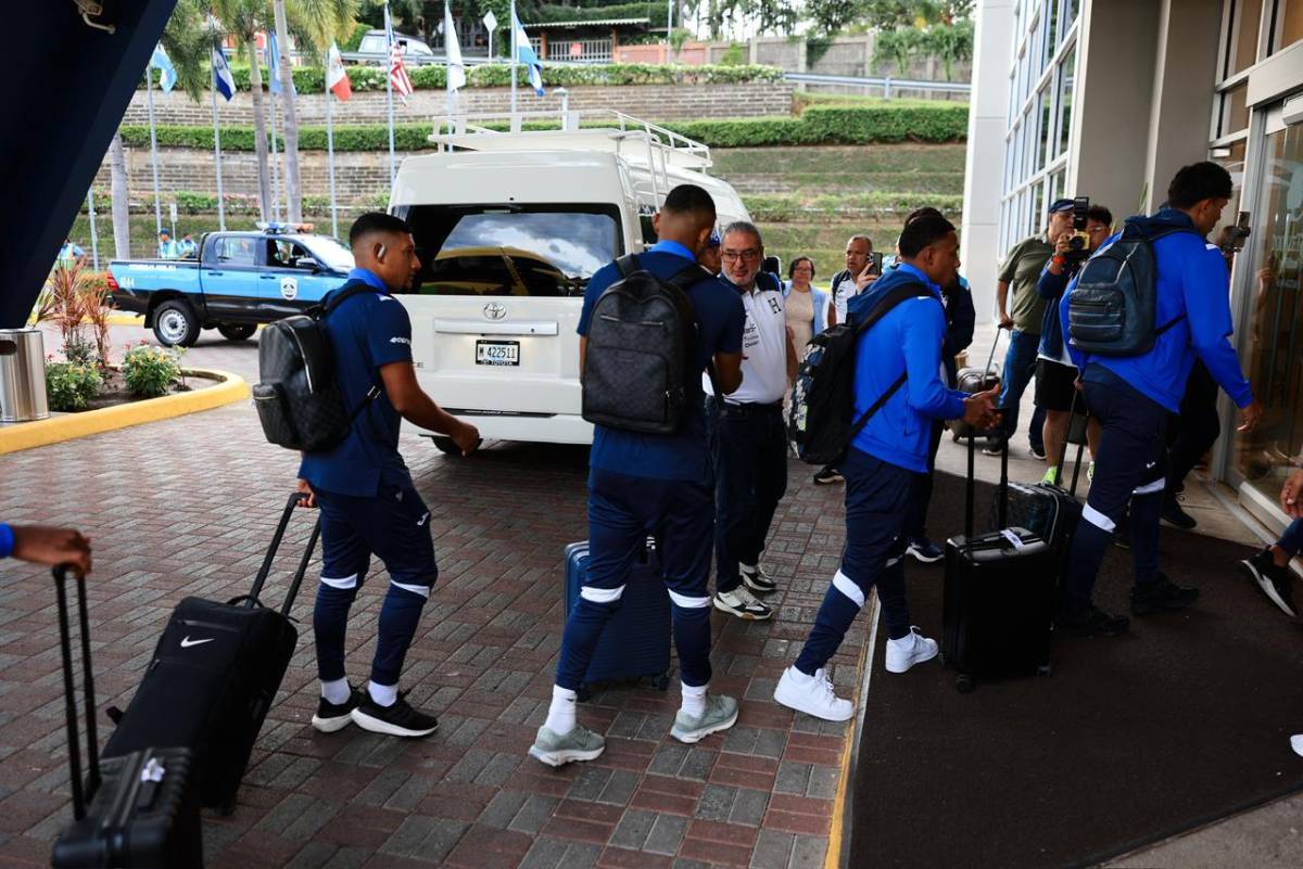 Llegada de Honduras a Nicaragua: Exjugador del Motagua recibe con tremendo abrazo a Rueda, Quioto sorprendió, ¿y Palma?
