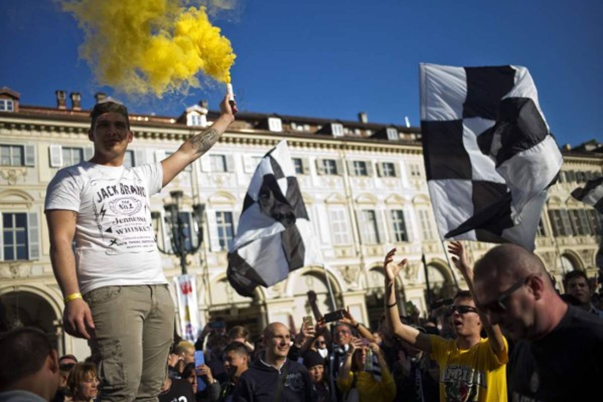 Así celebraron los aficionados de la Juventus su título número 32 en la Serie A de Italia