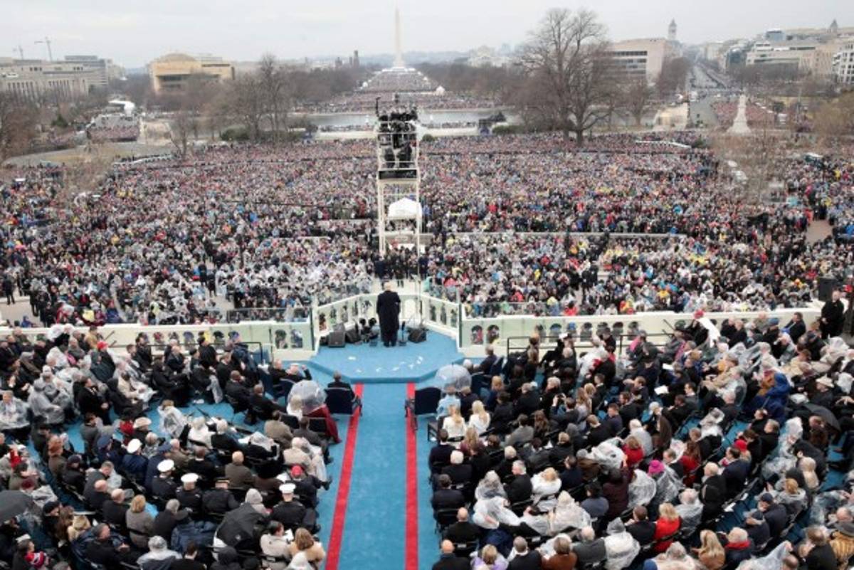 Las mejores fotos del primer día de Donald Trump como presidente de EEUU
