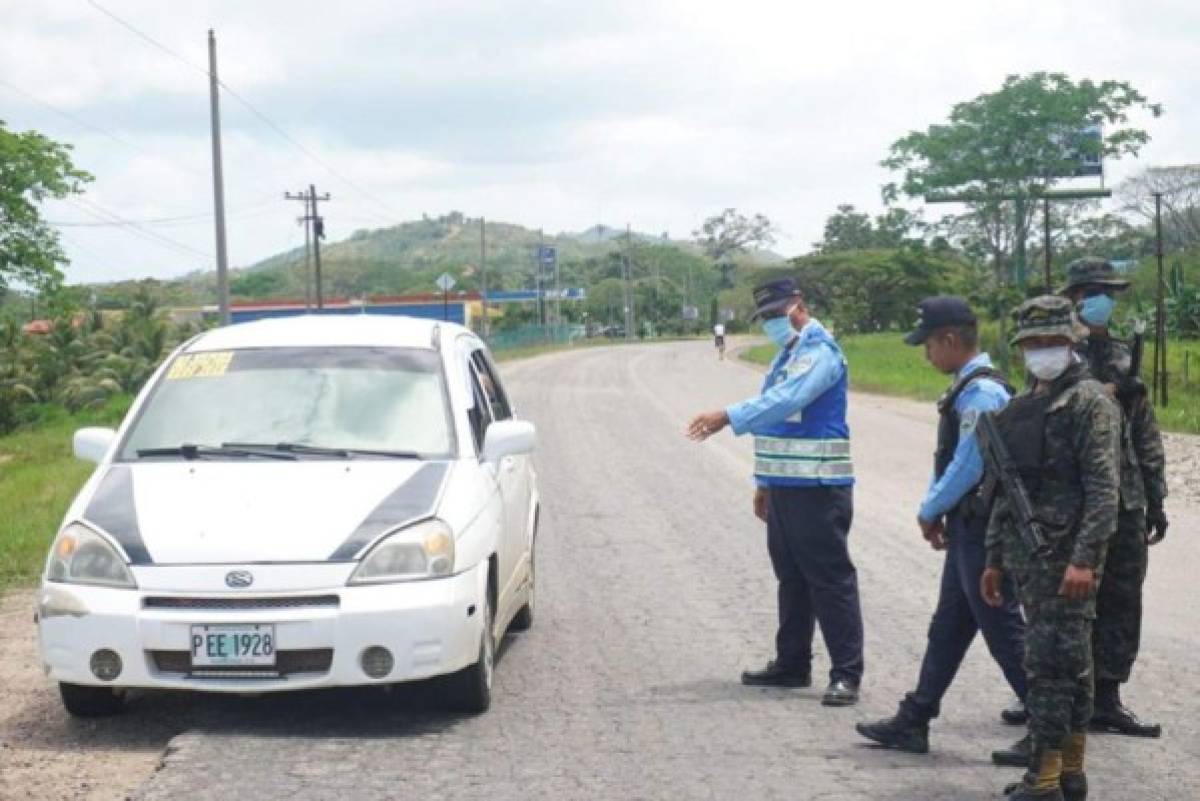 ¡Nadie entra y nadie sale! Las imágenes del toque de queda en cuatro ciudades de Honduras