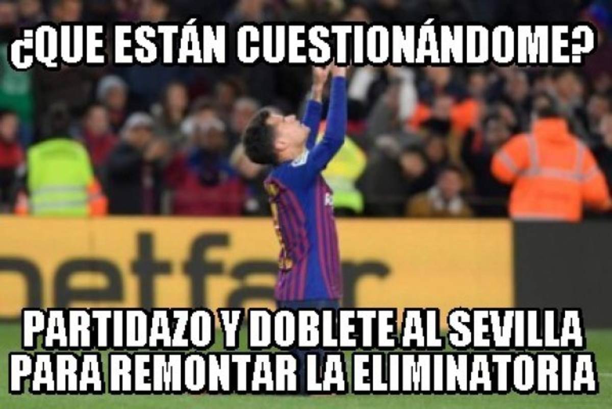 Los memes de la goleada del Barça donde hacen pedazos al Sevilla y no perdonan a Messi