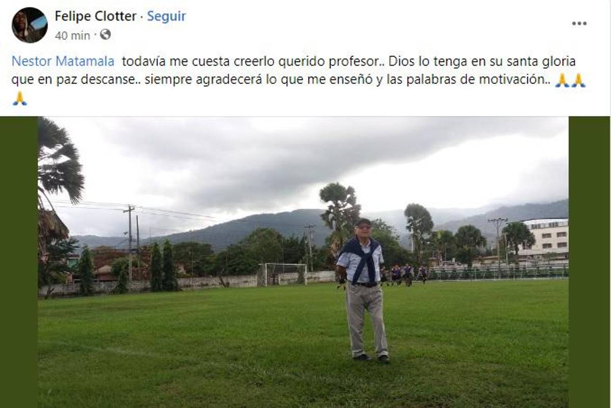 “Néstor Matamala, un padre, un maestro y de corazón hondureño”: Así reaccionan los periodistas y afición tras la muerte del técnico