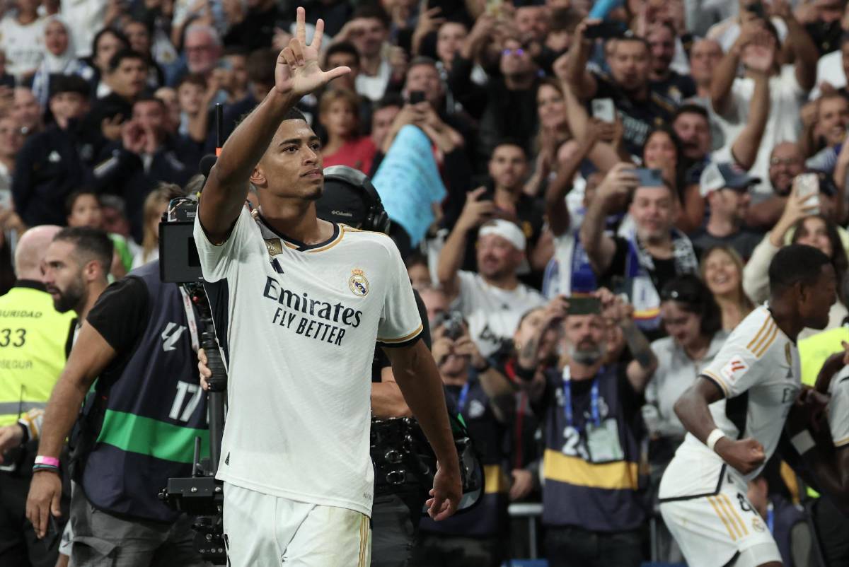 Salen a la luz las famosas líneas en la jugada del polémico gol de Joselu, Bellingham y su épico festejo; Choco Lozano presente en el Madrid-Getafe