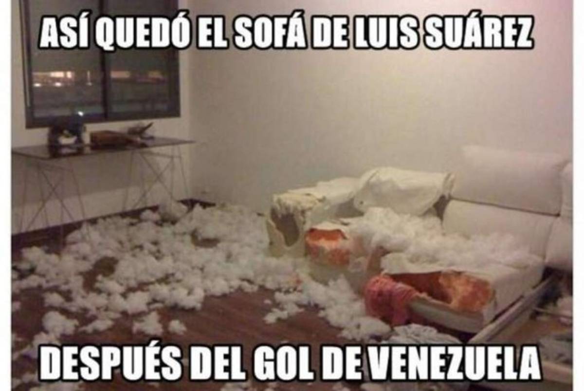 Los memes que circulan tras el enojo de Luis Suárez con Uruguay