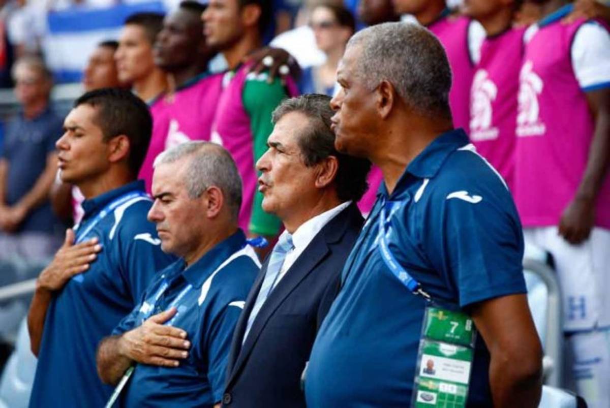 Imágenes de la derrota de Honduras ante Haití