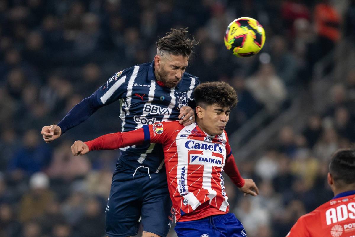 Así fue el debut de Sergio Ramos con Monterrey: triunfo sobre San Luis y casi marca un golazo como en la final de Champions