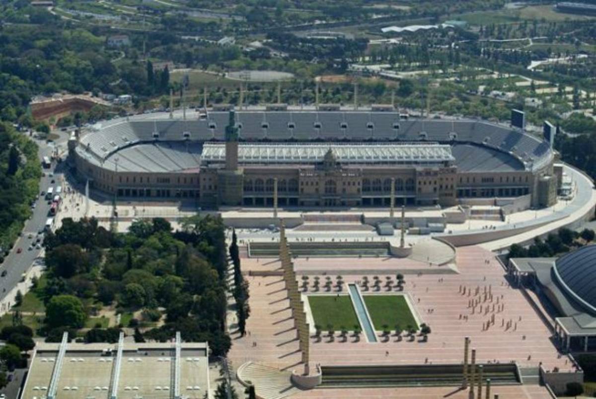 Así es el estadio Olímpico de Montjuic de Barcelona, lugar donde jugará la selección de Honduras