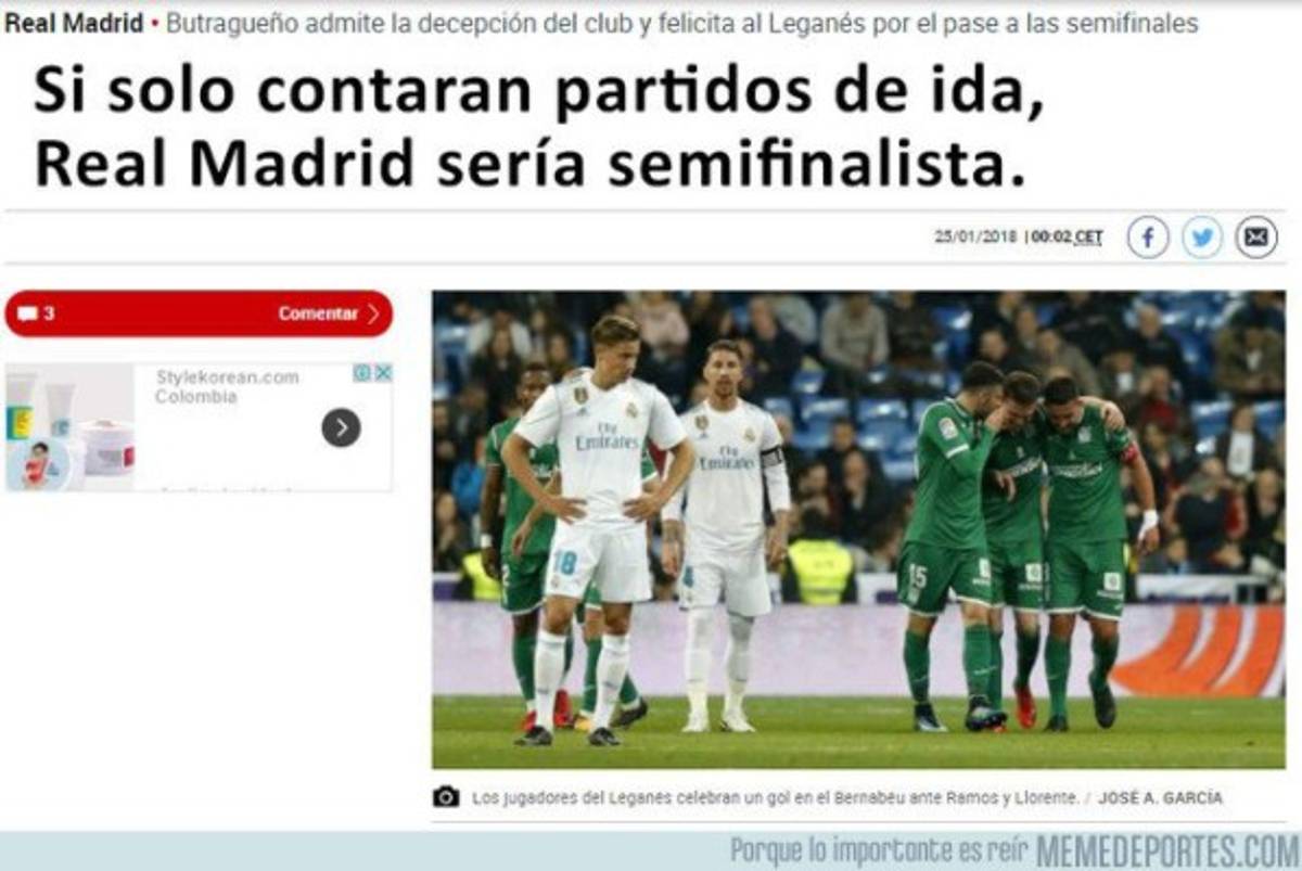 Los otros memes que no has visto del fracaso del Real Madrid en la Copa del Rey