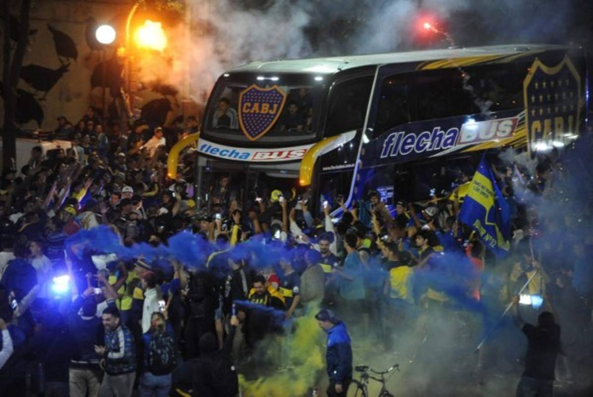 FOTOS: La impresionante despepida de los aficionados al Boca Juniors