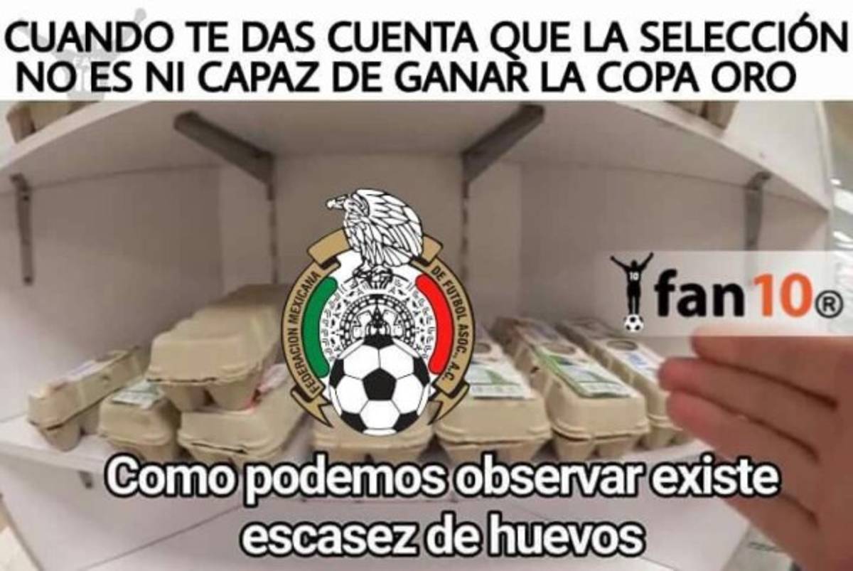 Los otros memes que dejó el fracaso de México en la Copa Oro 2017