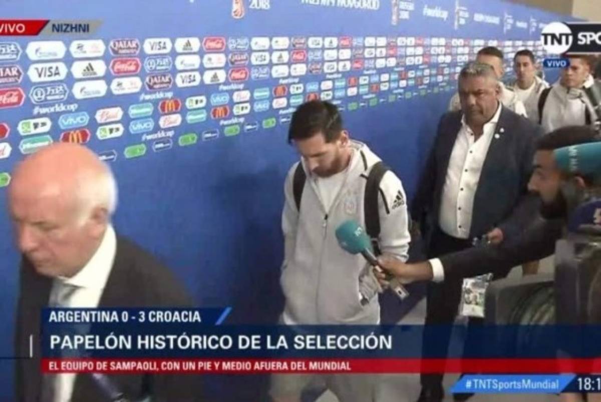 ¿HIZO BIEN? Lionel Messi no dio la cara y evitó hablar tras derrota ante Croacia