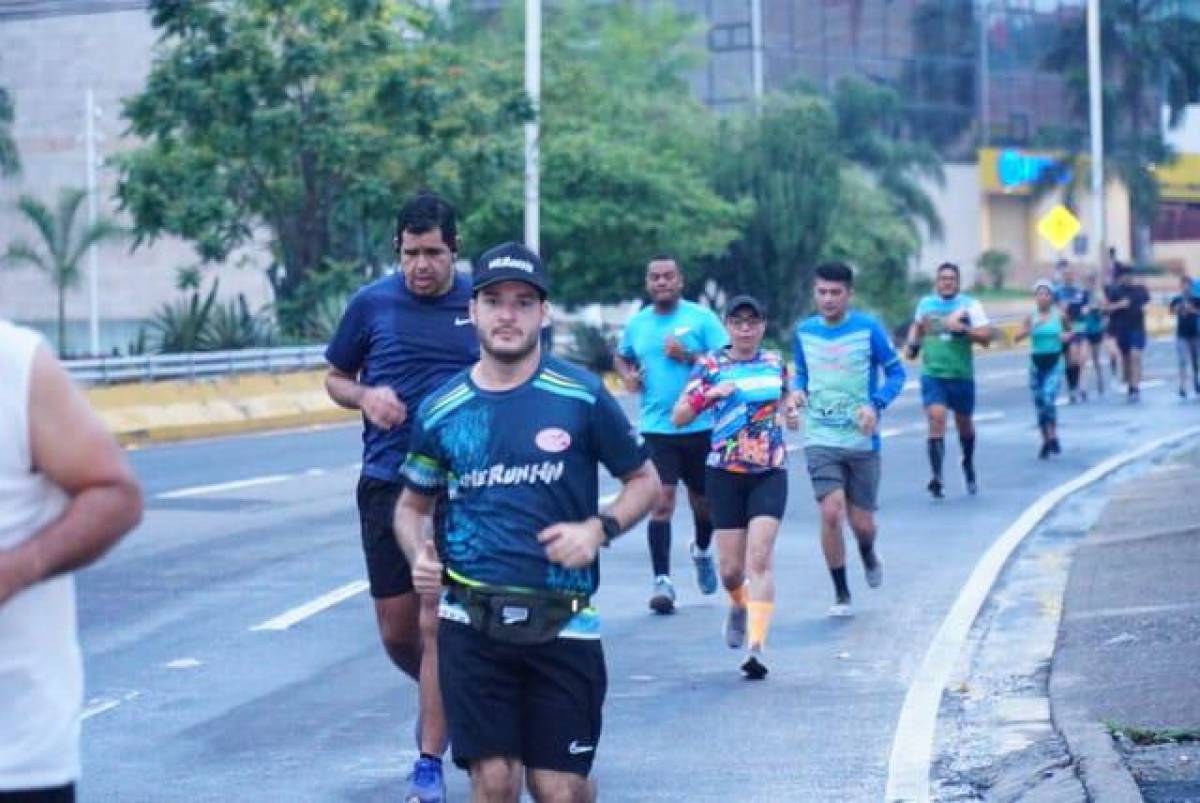 Un clima fenomenal imperó en San Pedro Sula para que los corredores pudieran hacer su recorrido.