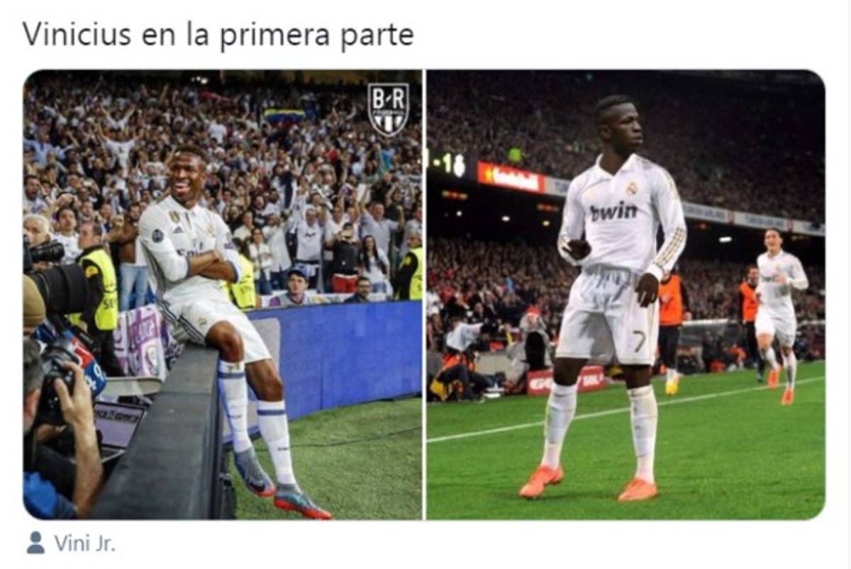 Vinícius incendia las redes: los memes del triunfo del Real Madrid ante Liverpool y se burlan del Barcelona