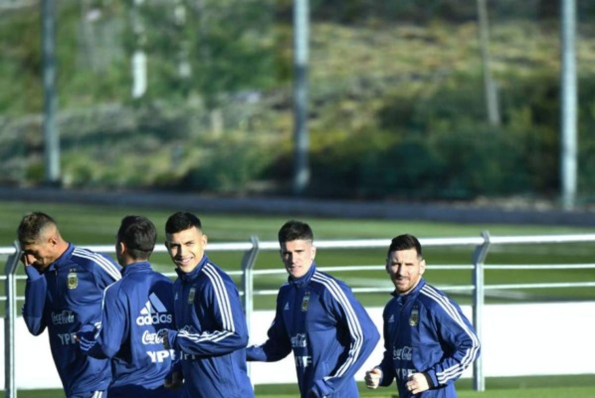 FOTOS: Así fue el primer entrenamiento de Messi en su regreso a la selección de Argentina