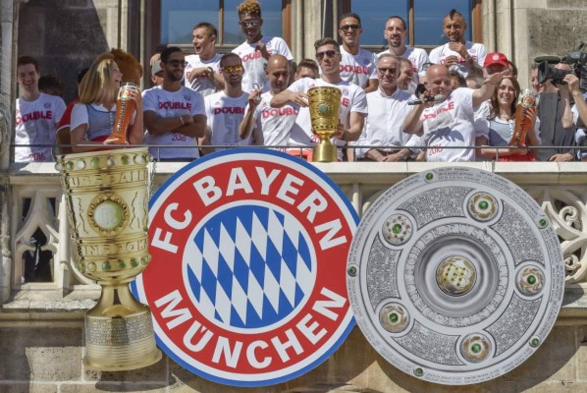 La espectacular celebración del Bayern Munich por el doblete en Alemania