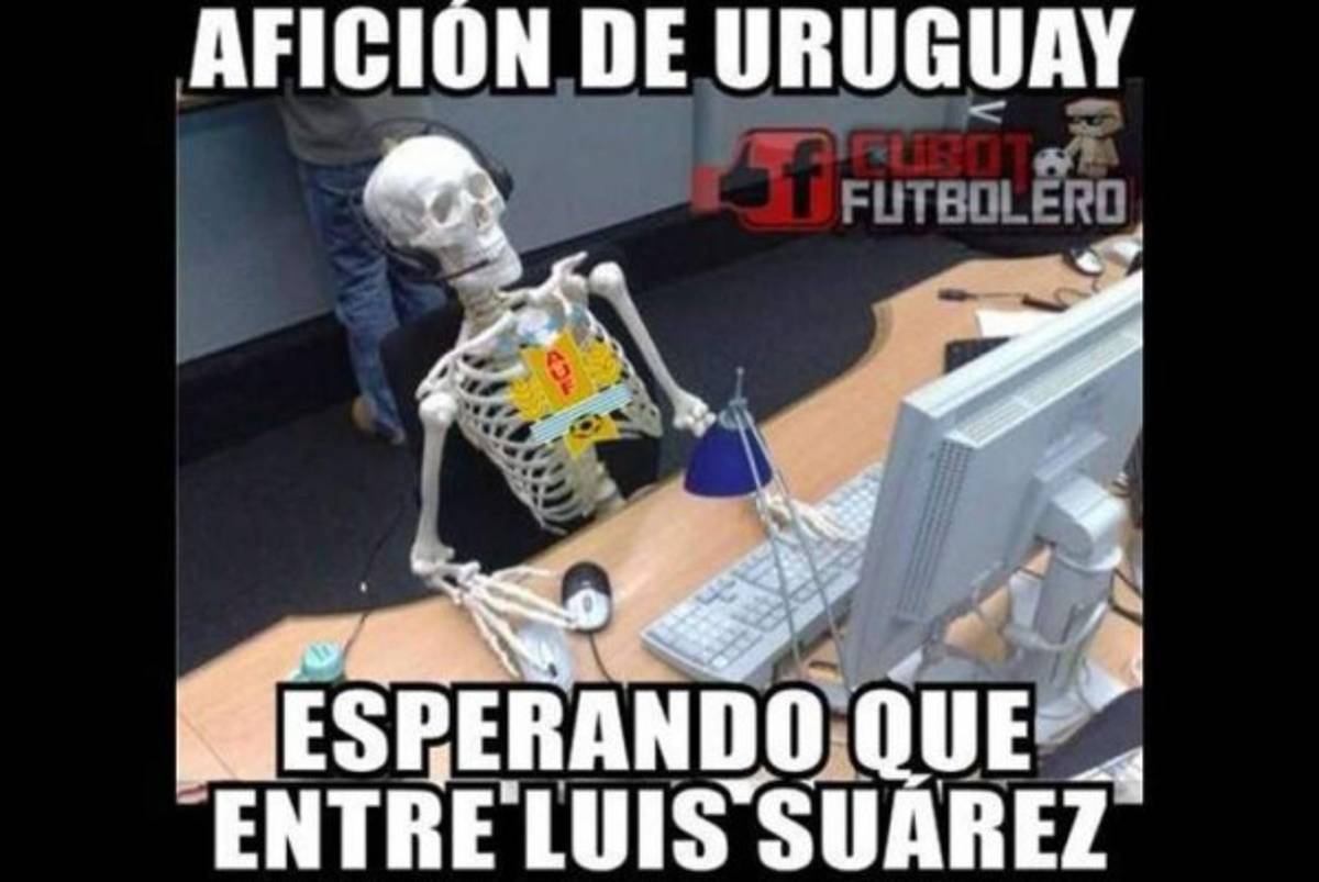 Los memes que circulan tras el enojo de Luis Suárez con Uruguay
