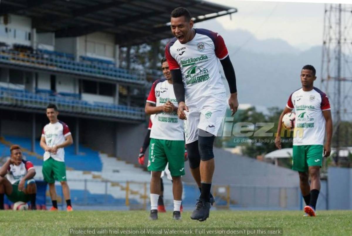 FOTOS: Marathón entrenó hasta cómo celebrar sus goles ante Real España