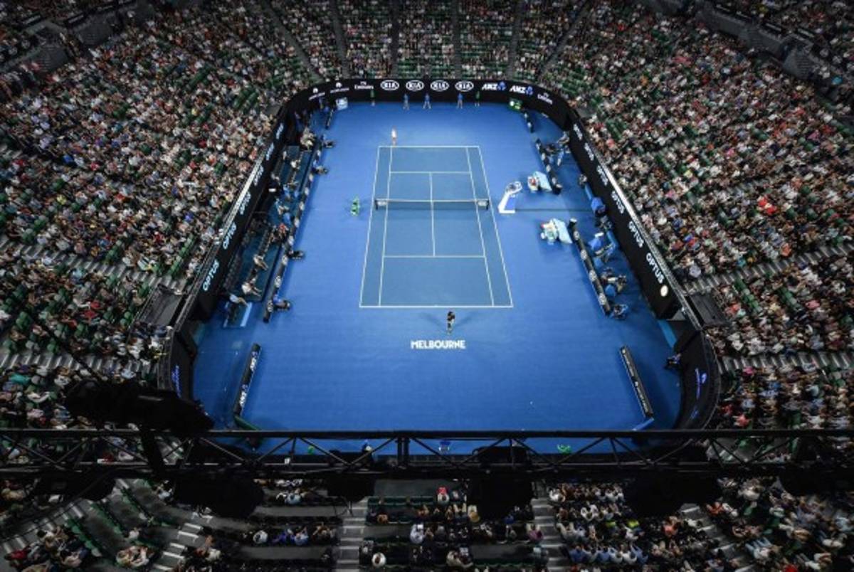 Las fotos que la TV no te ha mostrado del Australia Open