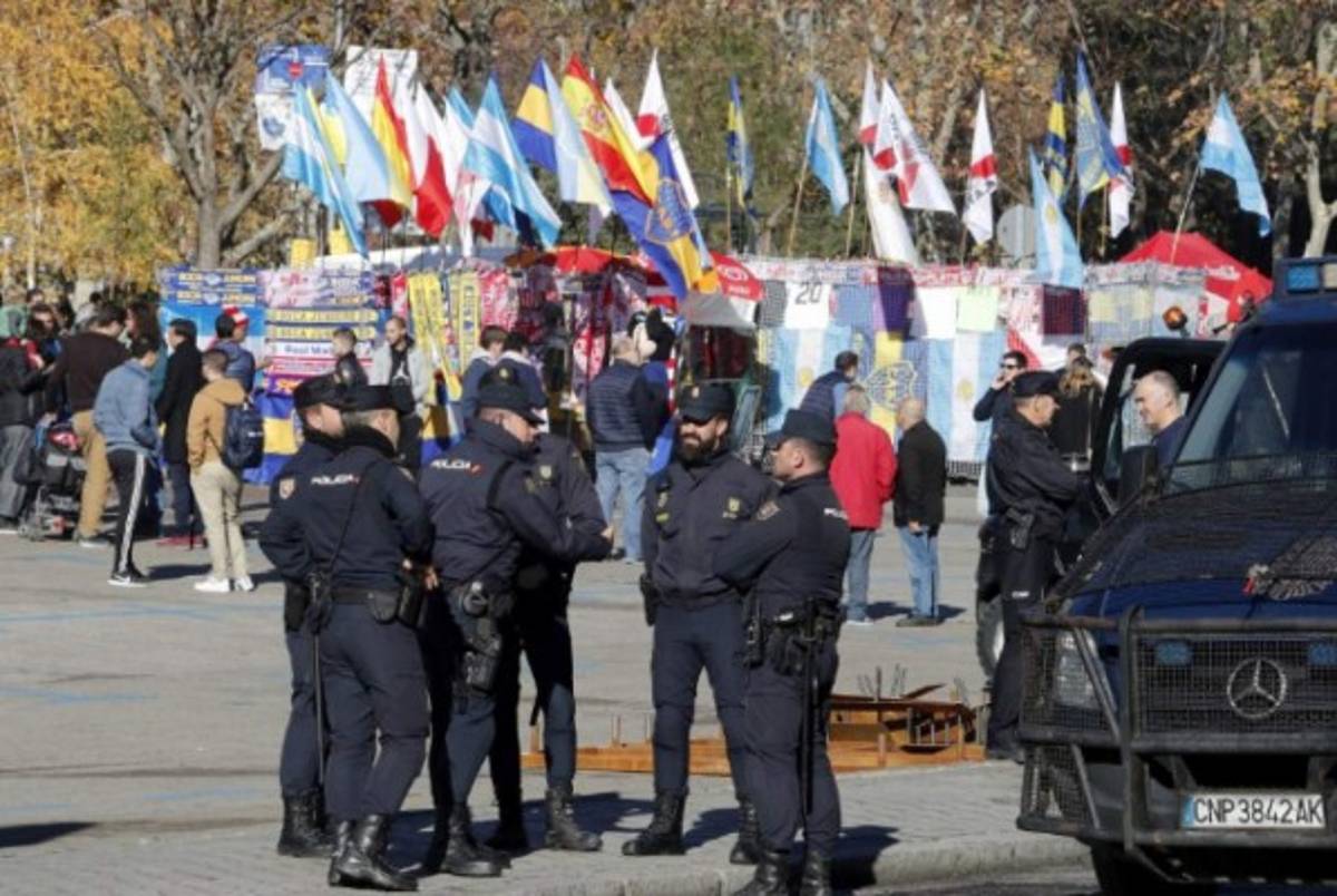 ¡Locura! El ambientazo en Madrid a pocas horas del River-Boca en la final de Libertadores