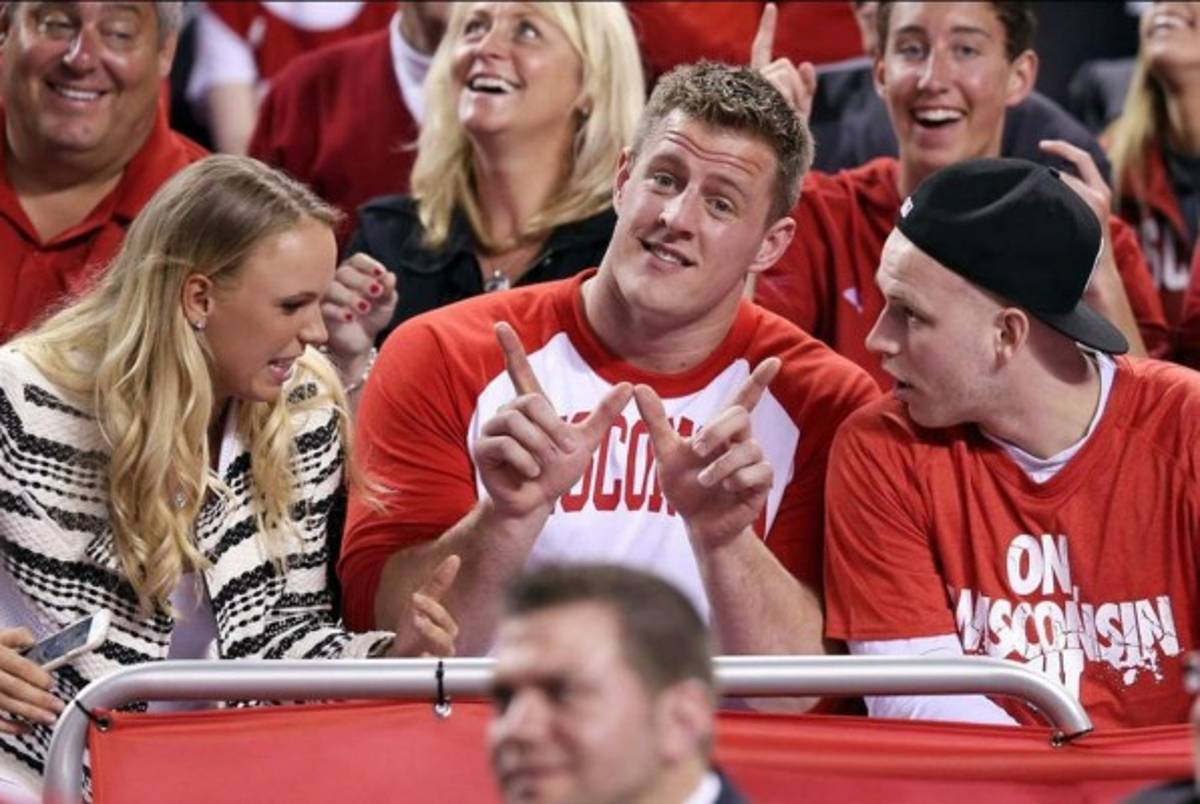 Wozniacki tiene un nuevo 'amigo”: JJ Watt