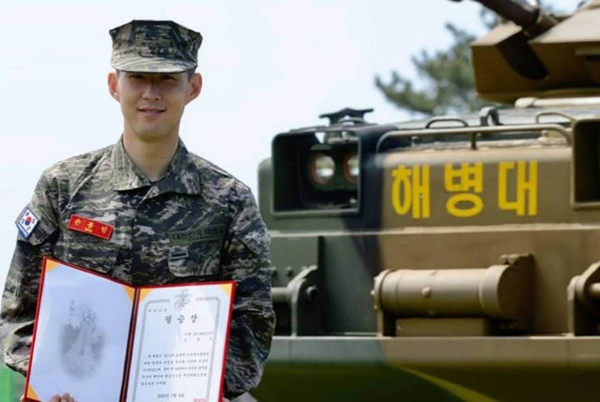Crack como en la cancha: El recluta Son Heung-min se gradúa con honores del servicio militar