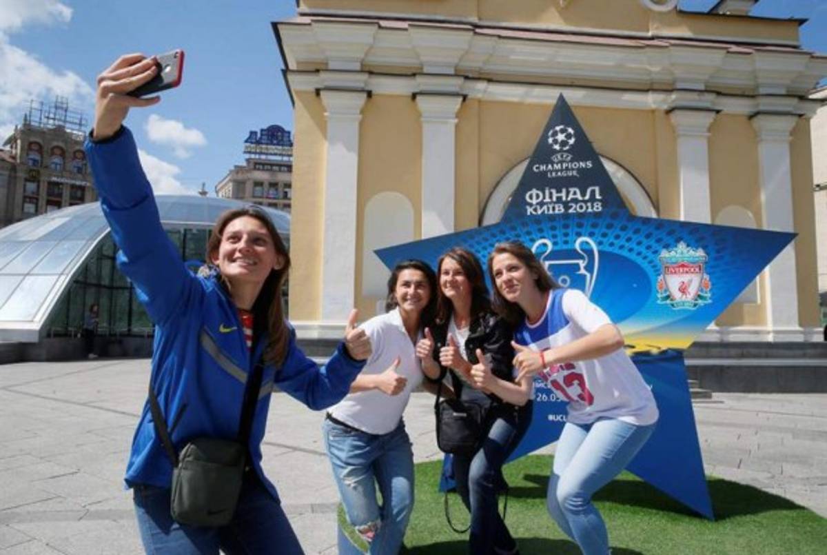 Kiev, lista para recibir la final de la Champions League entre Real Madrid y Liverpool