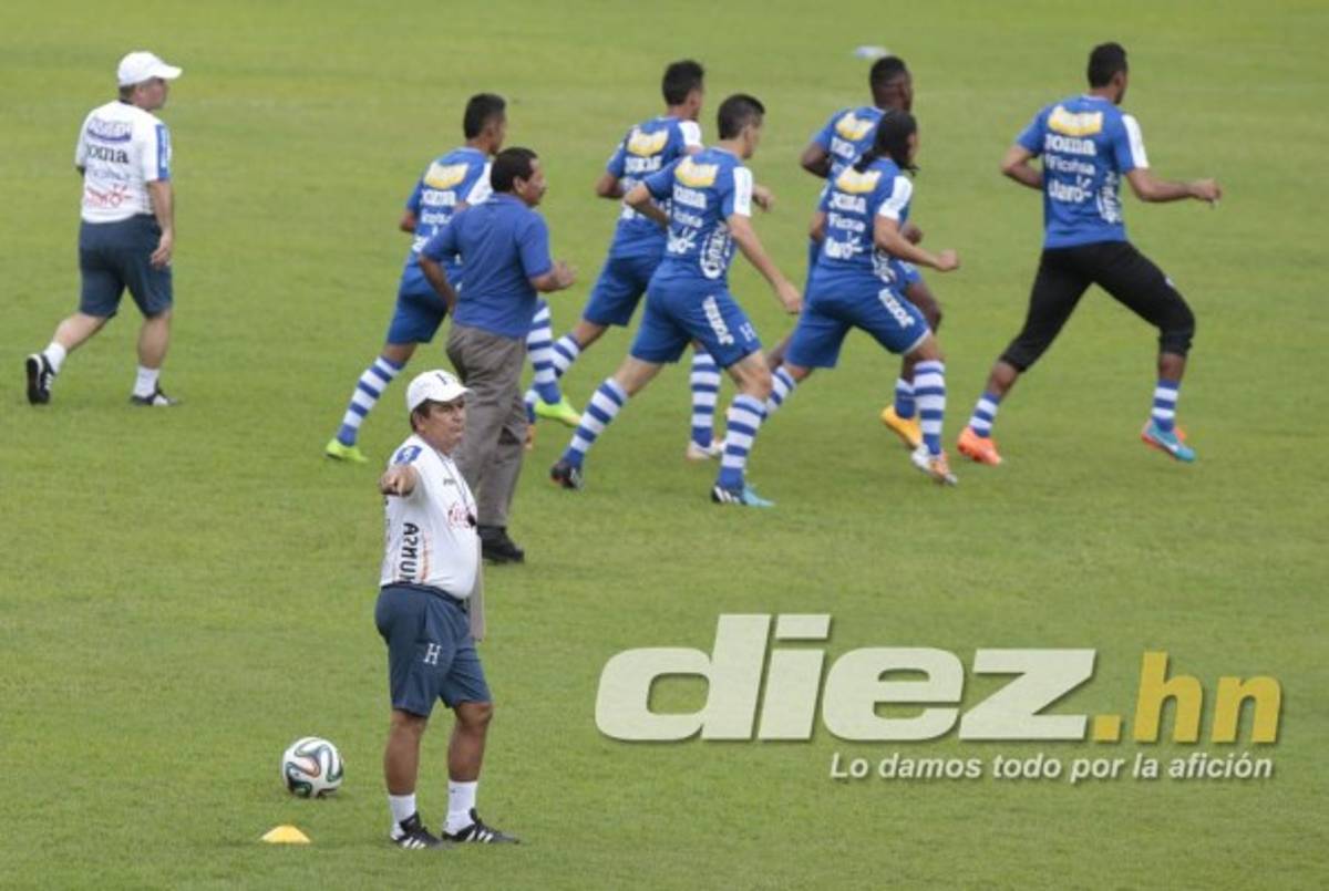 Jorge Luis Pinto comenzó a trabajar en su primer microciclo con la Bicolor