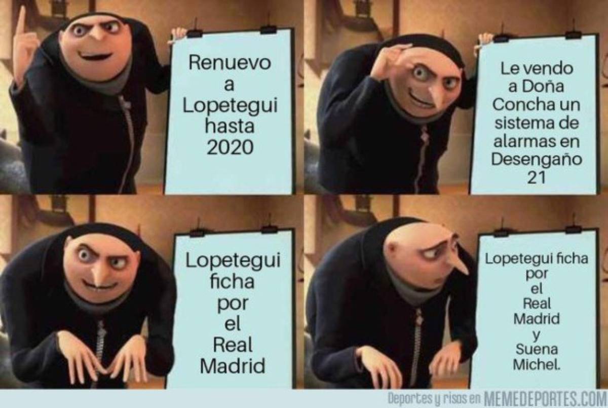 Crueles memes del despido de Lopetegui de la selección de España donde no se salva el Real Madrid