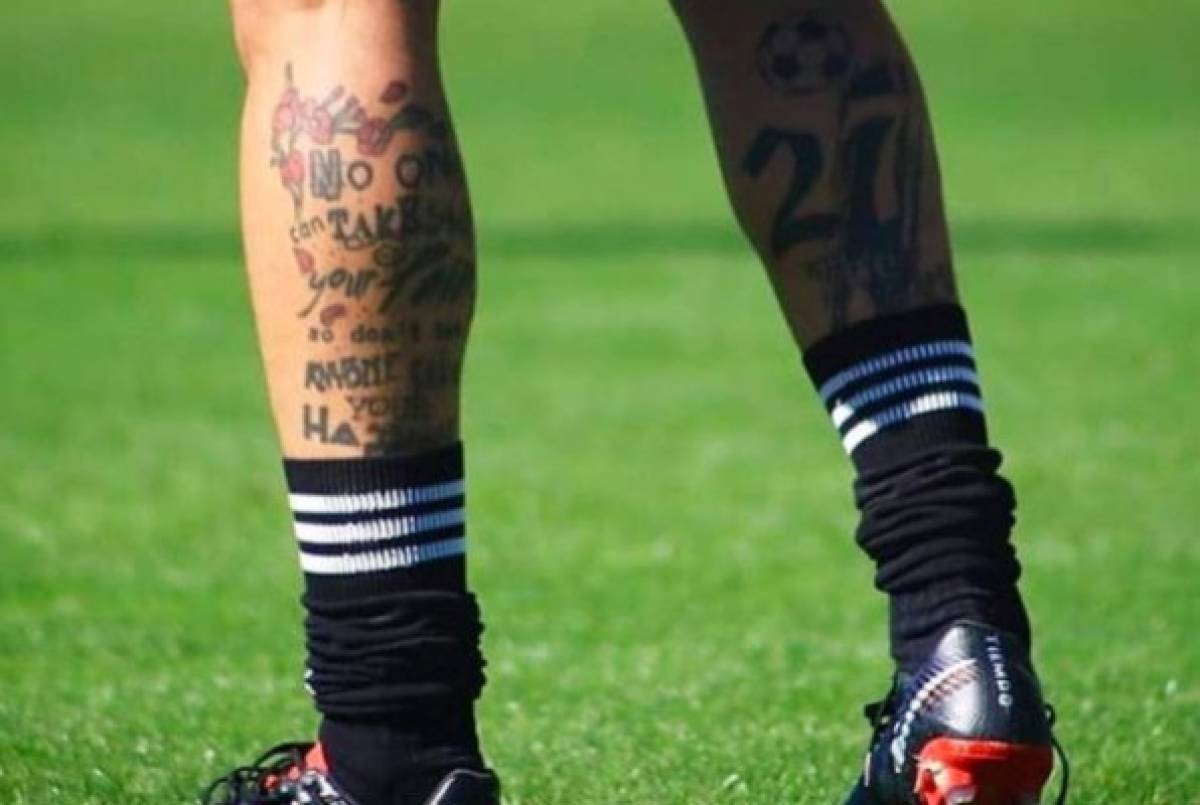 Malos diseños: Los peores tatuajes de los futbolistas, Lionel Messi en la lista