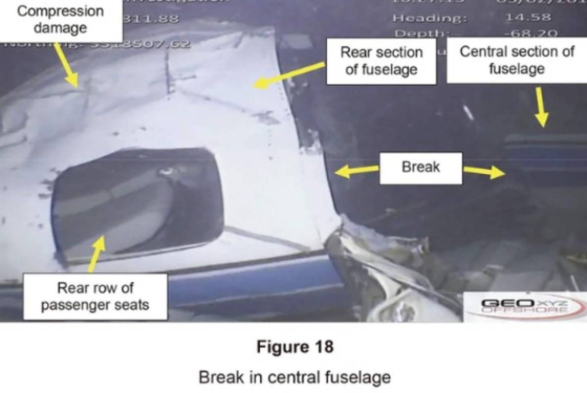 Caso Emiliano Sala: Revelan nuevas fotos de cómo quedó la aeronave del argentino bajó el mar  