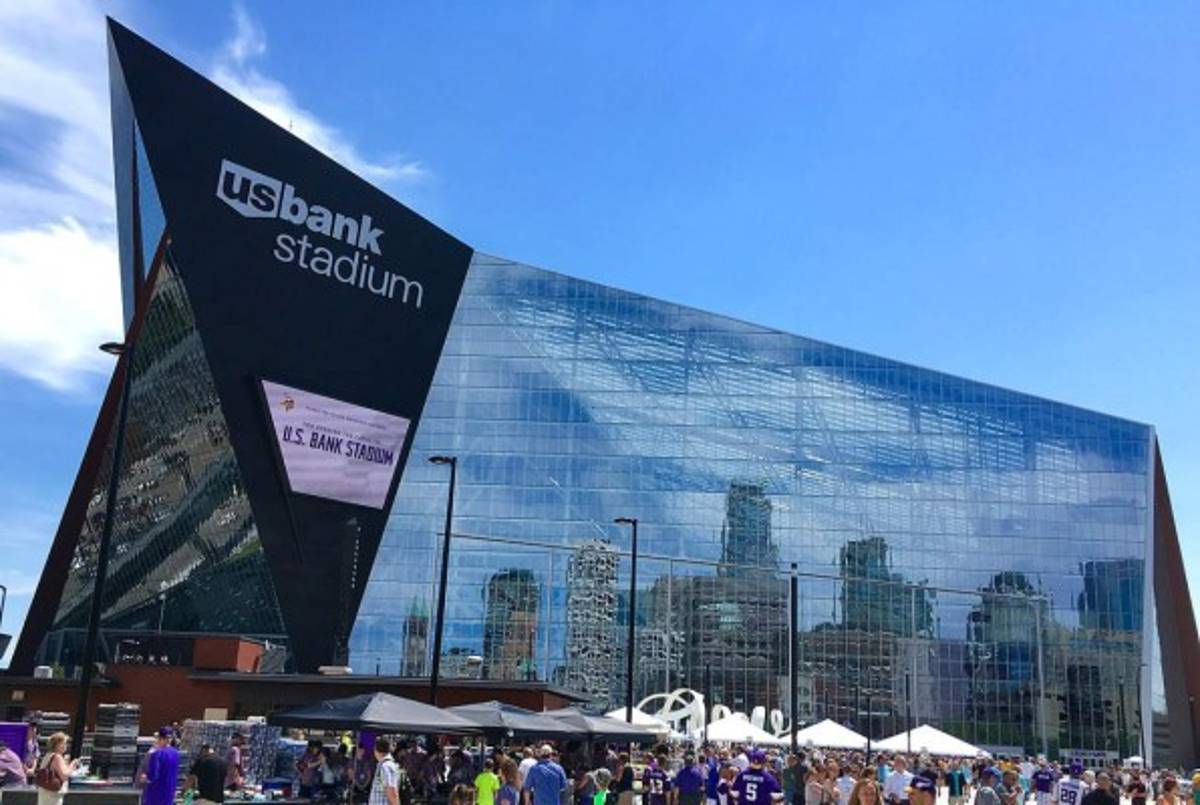 El espectacular estadio US Bank donde se jugará el Super Bowl LII