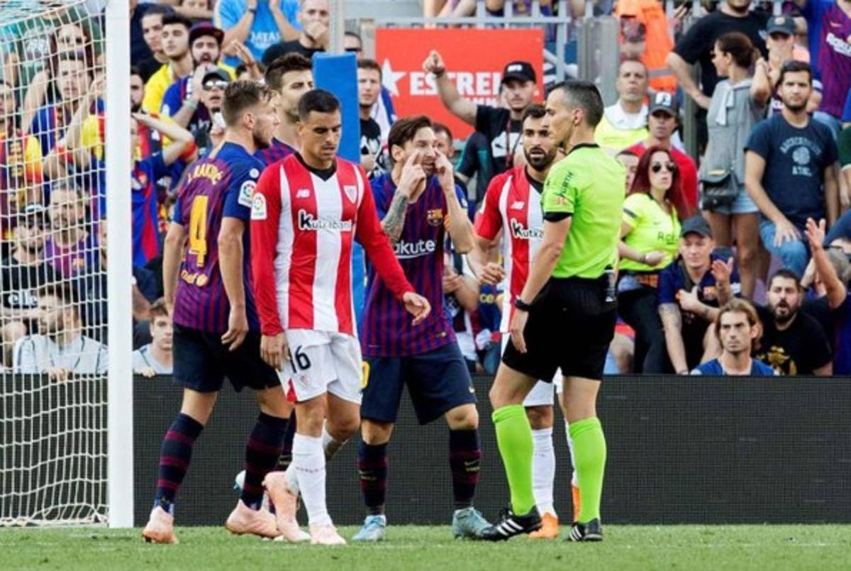 NO SE VIO EN TV: Messi perdió el control al final y el drama de Luis Suárez