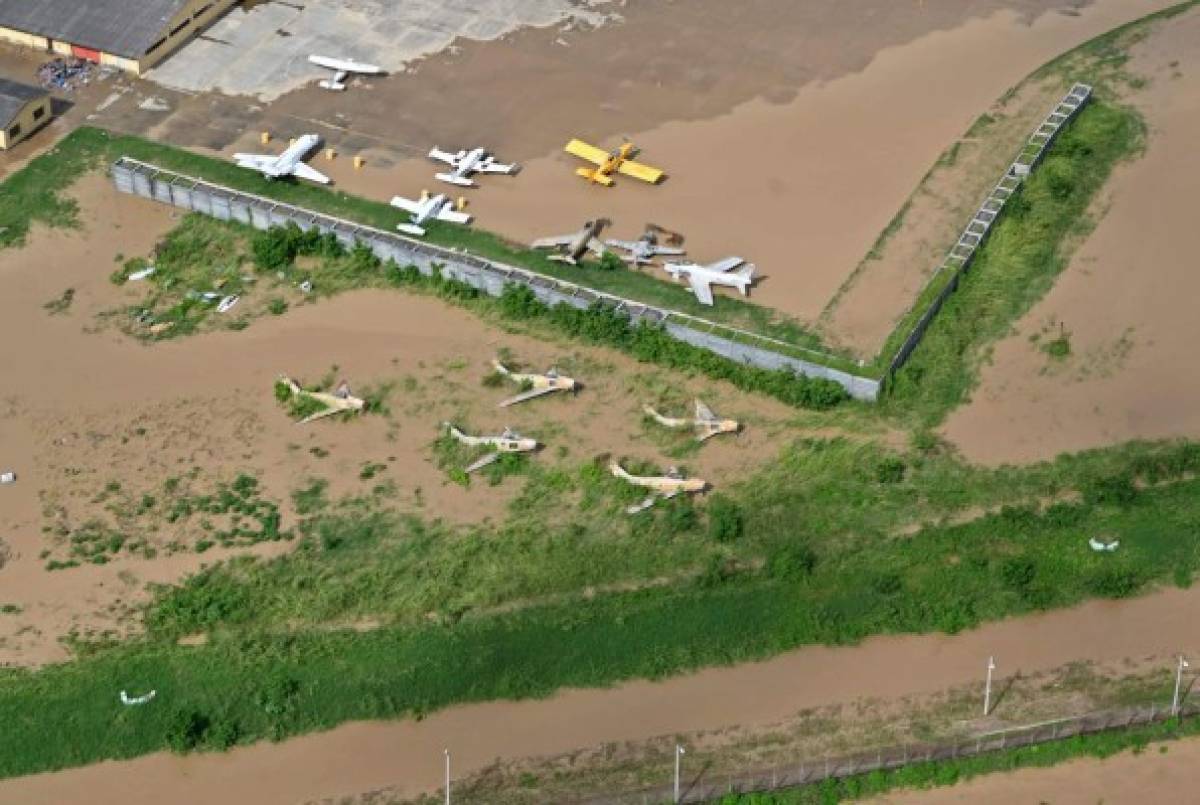 El Valle de Sula en Honduras, bajo el agua por Iota: Las apocalípticas fotografías aéreas