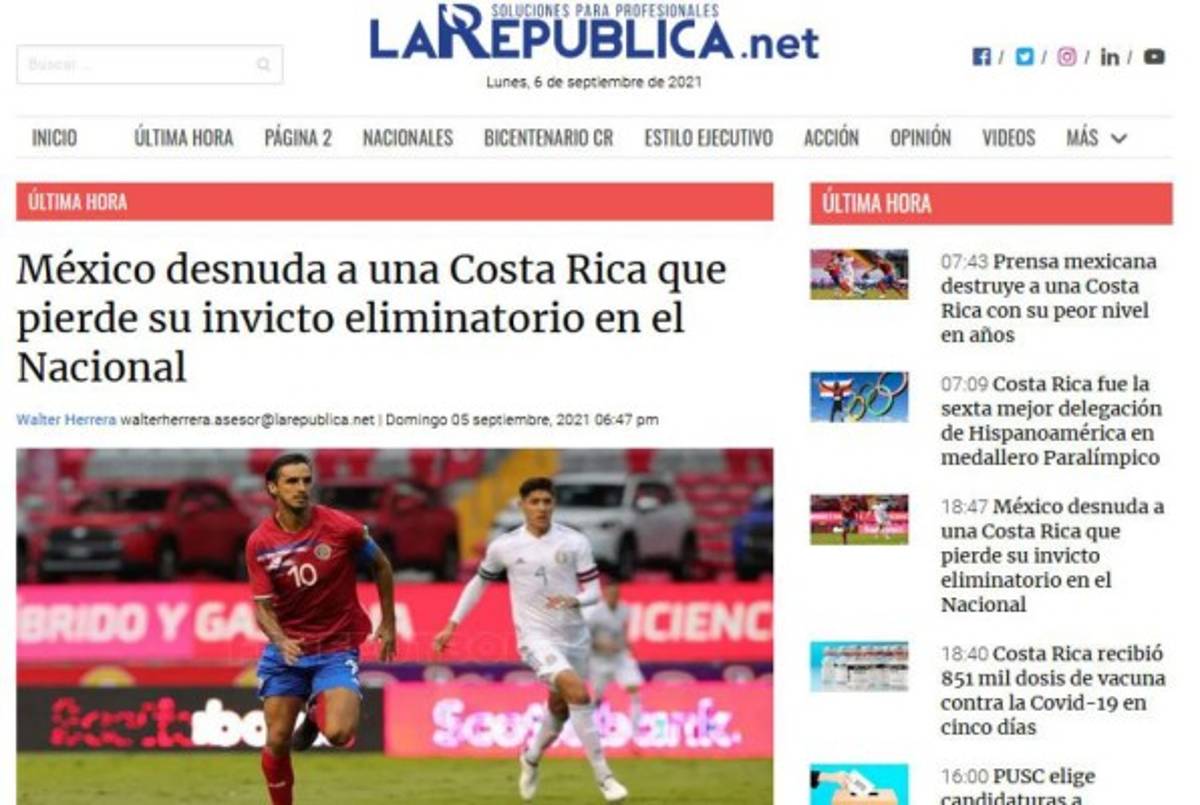 ¿Críticas a Luis Fernando Suárez? Lo que dice la prensa tras la derrota de Costa Rica ante México
