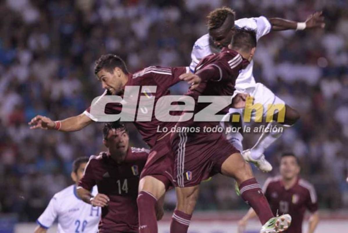 Las mejores imágenes del amistoso Honduras-Venezuela