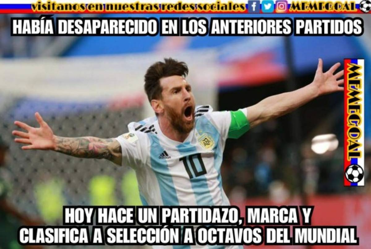 Los otros memes que no has visto de Messi y Maradona tras el Argentina-Nigeria