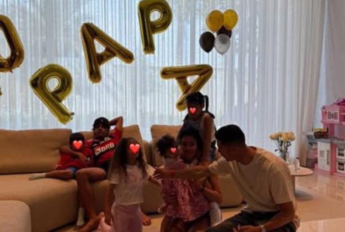 Impactante: revelaron el motivo que obligó a Cristiano Ronaldo y Georgina a tapar el rostro de sus hijos