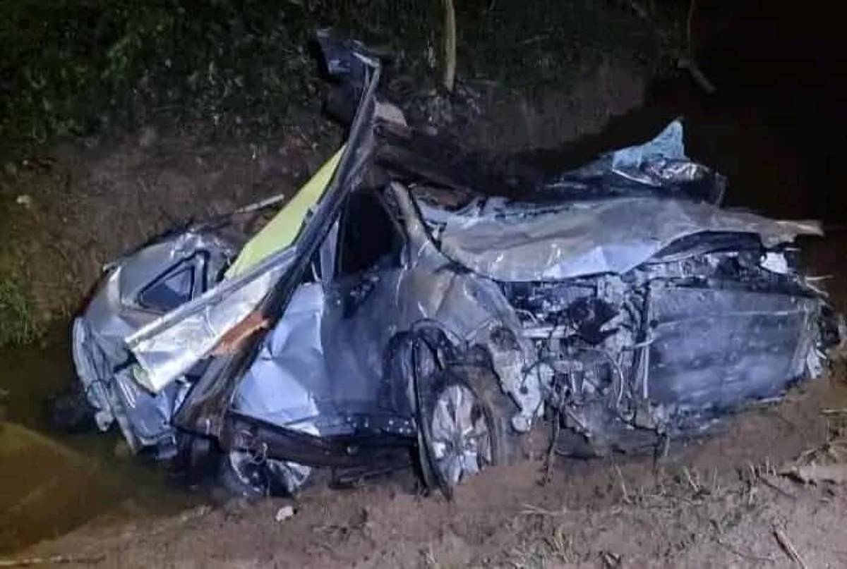 Sensibles imágenes del accidente donde falleció Demetri Gordon, futbolista del Olimpia