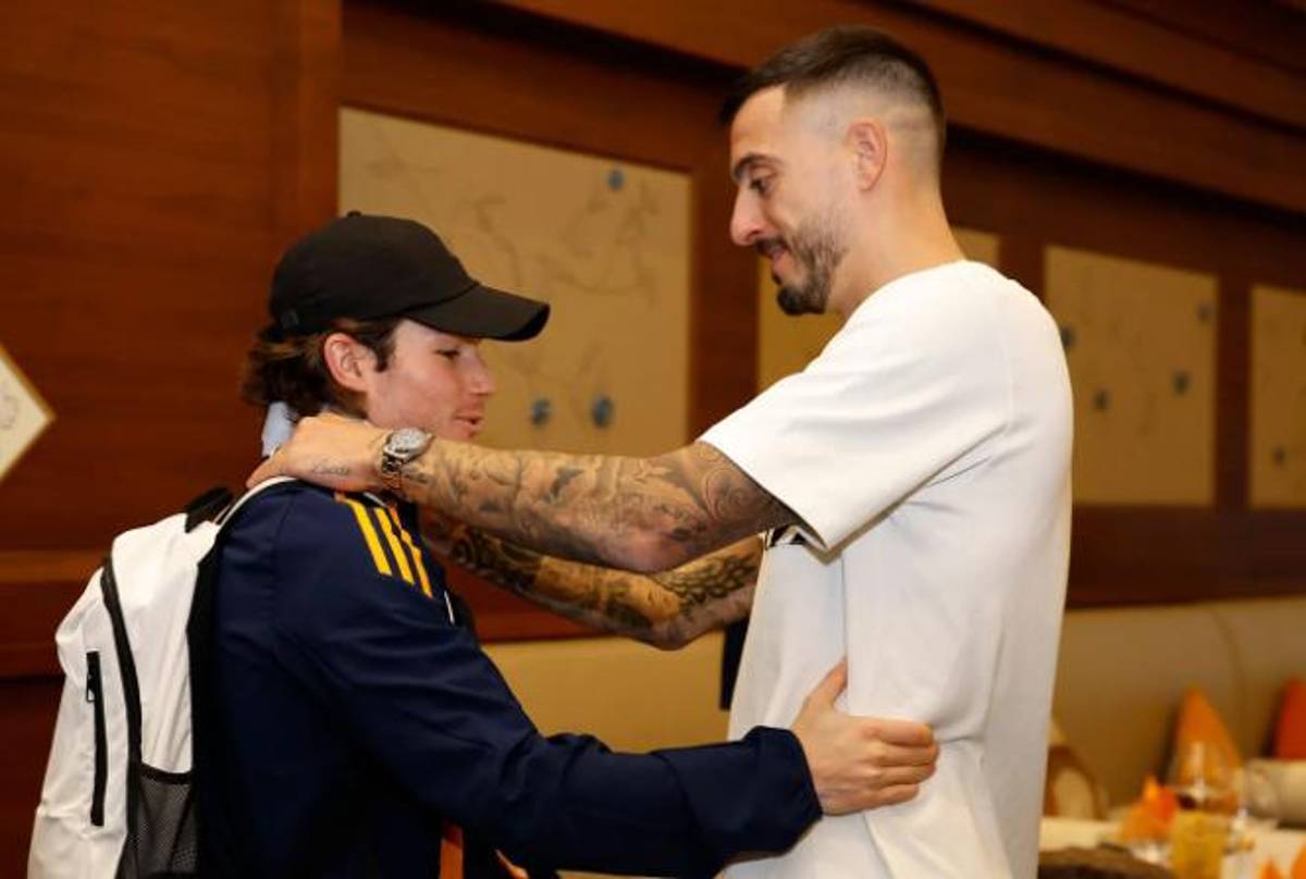 Emotivo reencuentro: el héroe de la última Champions visitó al Real Madrid antes de la final contra Pachuca en Qatar