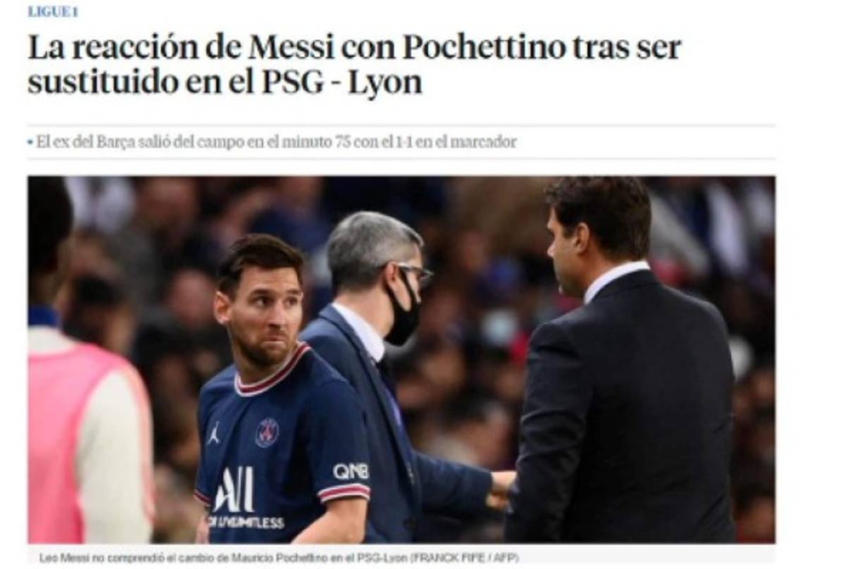 En Francia son crueles con Messi: lo bautizan de 'intermitente' y critican su rendimiento; no se olvidan del gesto a Pochettino  