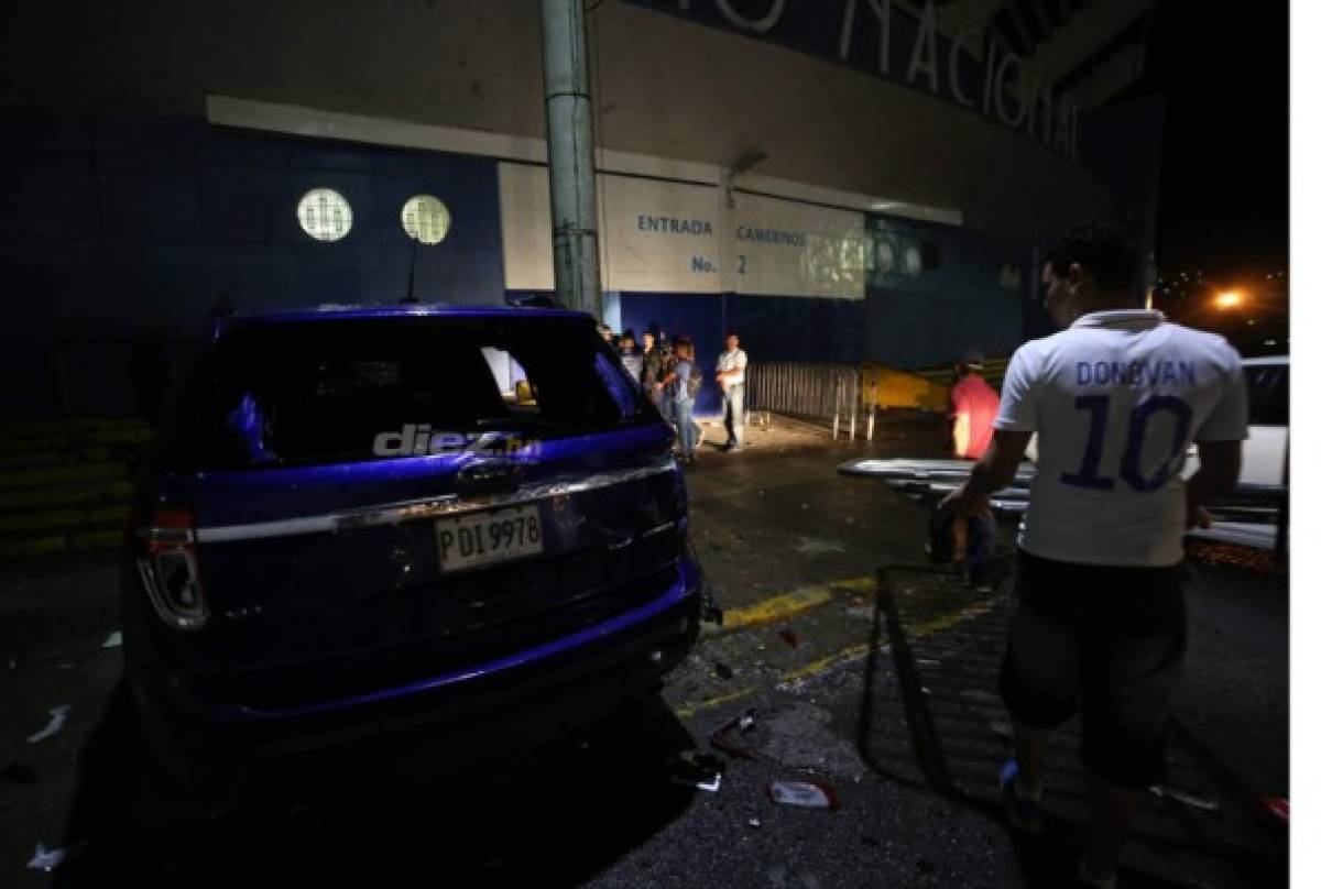 Las otras imágenes que dejó de la trágica noche en el Estadio Nacional de Tegucigalpa