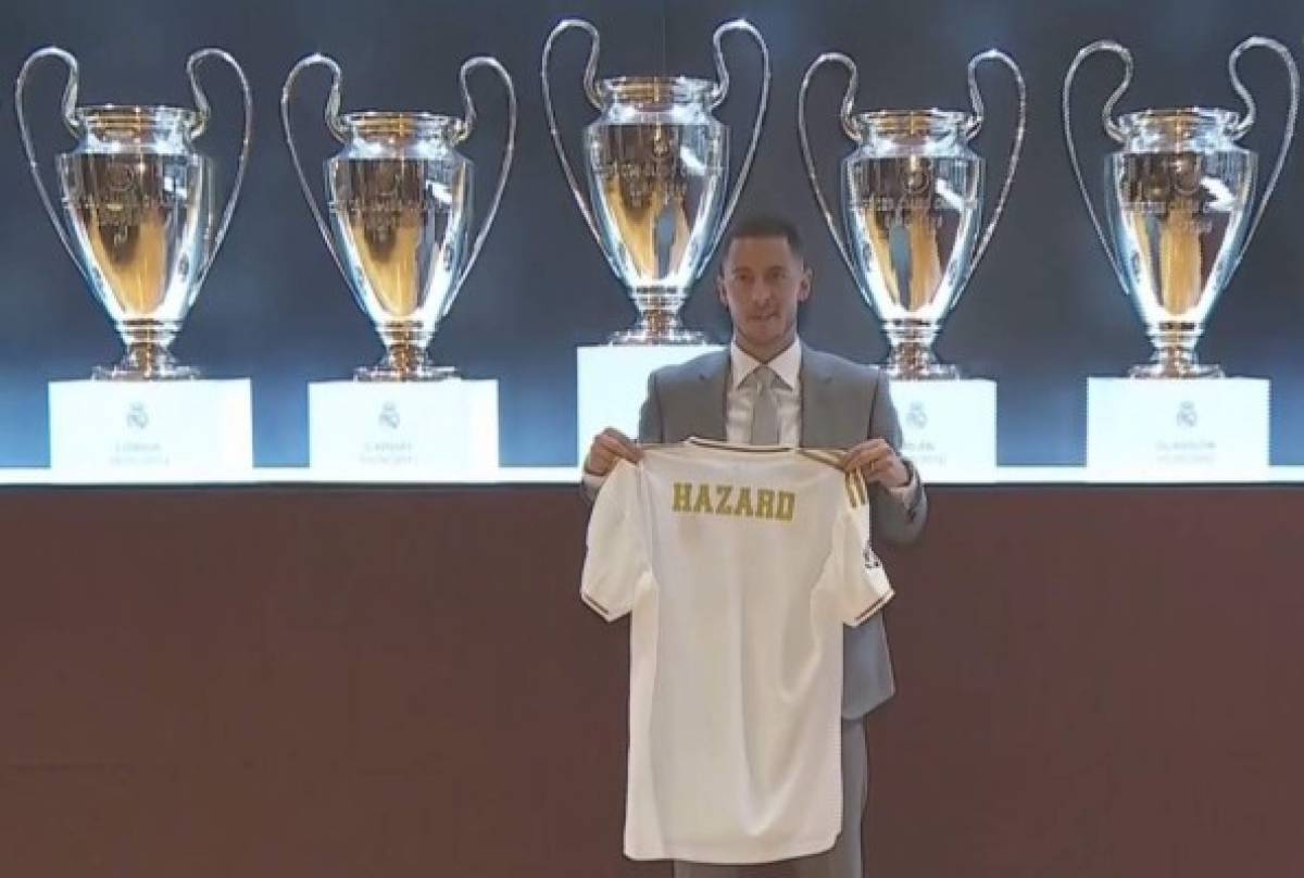 En fotos: Eden Hazard y su primer día como jugador del Real Madrid