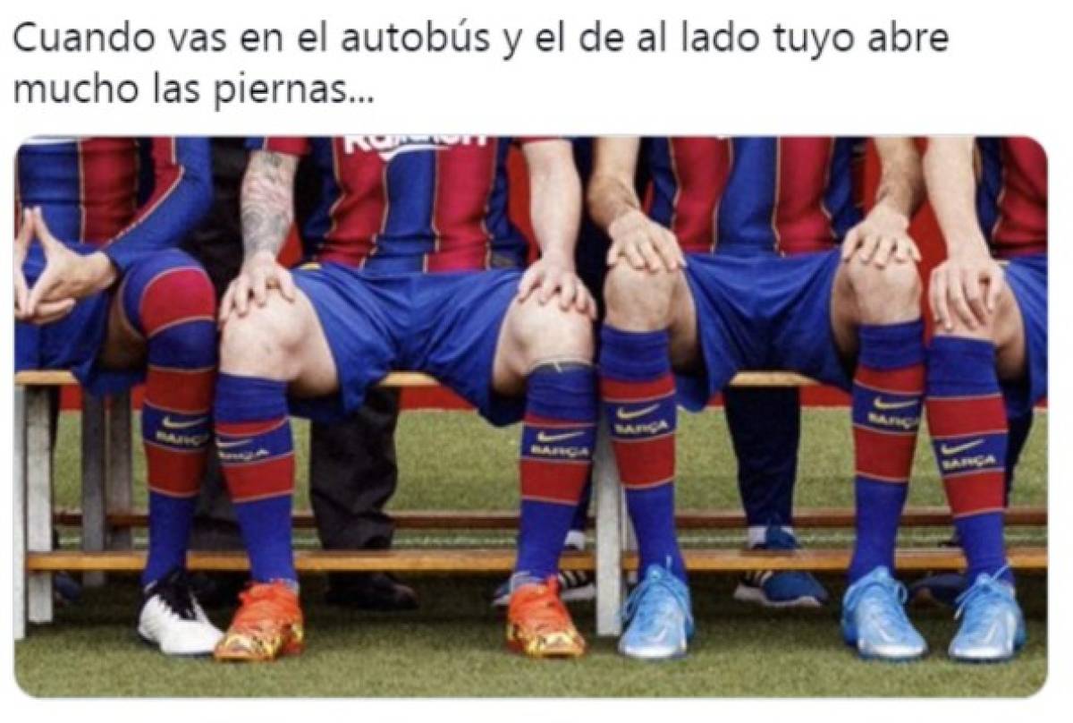 Nadie se salva: Barcelona se saca la foto oficial y las redes estallan con divertidos memes