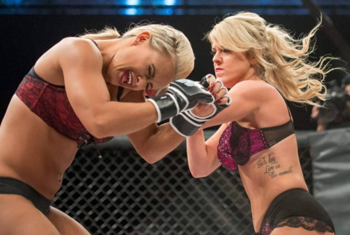 En lencería fina: Así de atrevidas son las peleas en la Lingerie FC