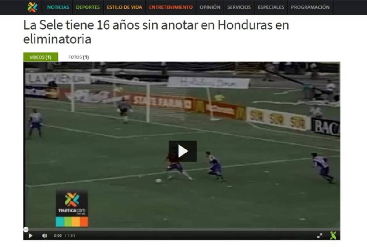 Lo que la prensa de Costa Rica habla previo al juego ante Honduras