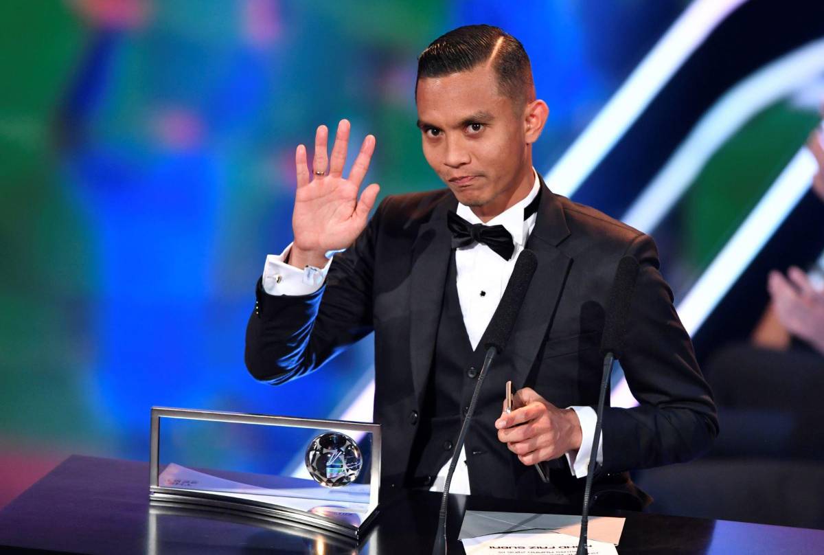 ¿Viajó a la gala y cuántos votos logró? Michaell Chirinos, el hondureño galardonado al premio Puskás de la FIFA