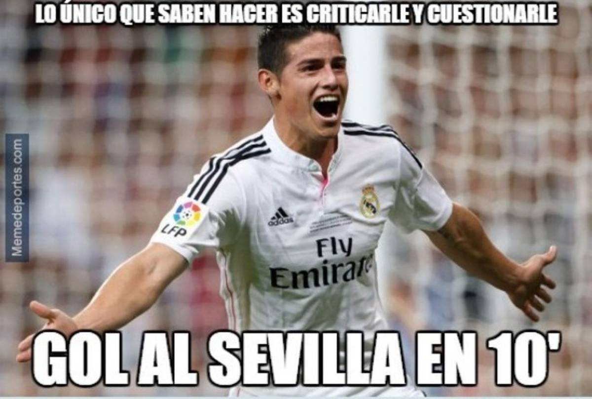 MEMES: James anota doblete y ni aún así lo perdonaron en las redes  